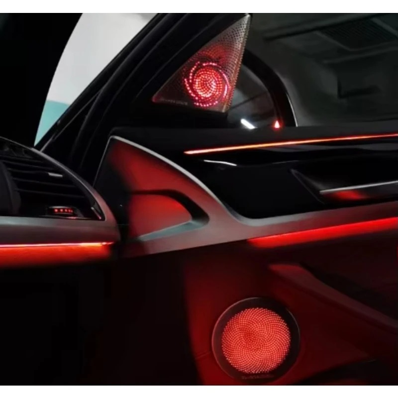 X3 X4 Ambient Light Suitable for G01 G02 X3 X4 Series Car LED Speaker Cover Tweeter HiFi Music Stereo Horn Decorate Refit